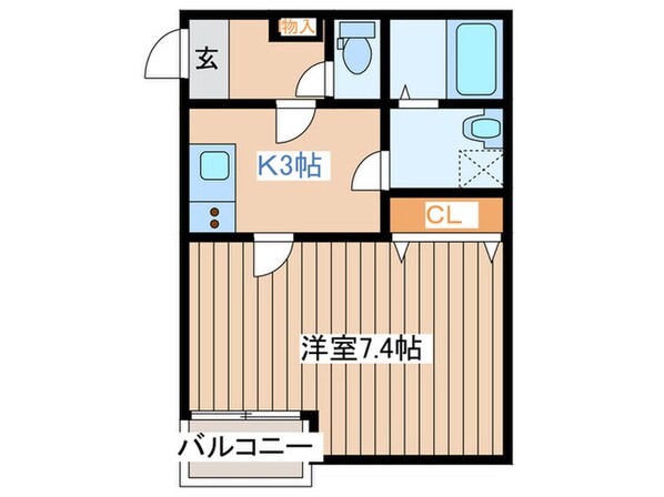 VITA長町一丁目の物件間取画像